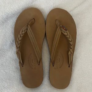 BRAND NEW Rainbow Sandals Braid Flip Flop